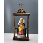 Wooden Shrine - Marian Mółka - Nowy Sącz, 1980s [Folk Art]