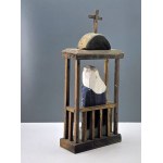 Wooden Shrine - Marian Mółka - Nowy Sącz, 1980s [Folk Art]