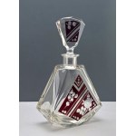 Karl Palda - Art Deco - crystal decanter with glasses - 1930s