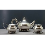 Silver-plated tea/coffee set - Aarti EPNS - England, 1950–1975