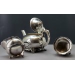 Versilbertes Tee-/Kaffeeservice – Aarti EPNS – England 1950–1975