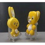 Iconic toys from the communist era in Poland—MIŚ and ZYZOLEK the Bunny—the 1970s