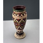 Folk-style ceramic vase—Eastern Carpathians, second half of the 20th century [Hutsul Region]