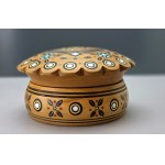 Large Hutsul box for small items — Eastern Carpathians, first half of the 20th century