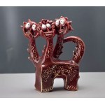 The iconic “FUNNY DRAGON” figurine, designed by Jan Kutalek, from the Keramia Znojmo studio—Czechoslovakia, 1970s