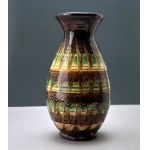 Jan Limont Vilnius Ceramics Vase - "Rzut Toruń" - 1960s [signed]