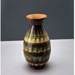Jan Limont Vilnius Ceramics Vase - "Rzut Toruń" - 1960s [signed]