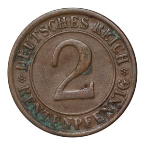 Germany, 2 pfennigs, 1924