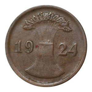 Germany, 2 pfennigs, 1924