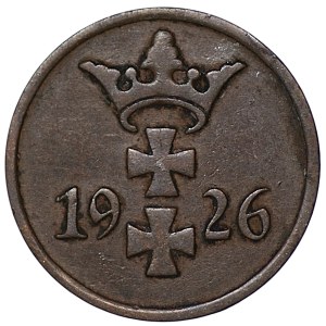 Free City of Gdańsk, 1 fenig, 1926