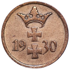 Free City of Gdańsk, 1 fenig, 1930