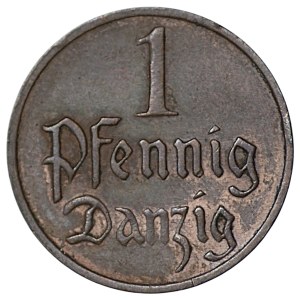 Free City of Gdańsk, 1 fenig, 1930