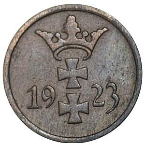 Wolne Miasto Gdańsk, 1 fenig 1923
