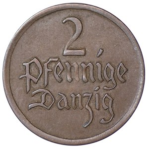Svobodné město Gdaňsk, 2 fenigy, 1926