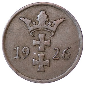 Svobodné město Gdaňsk, 2 fenigy, 1926