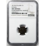Wolne Miasto Gdańsk, szeląg 1812 M, Gdańsk, NGC UNC details