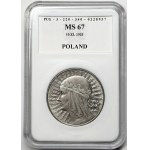 10 Złoty 1933, Polonia, PCG MS 67