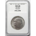 10 zlotych, 1932, Polonia, GCN MS 68