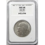 10 zlotych, 1932, Polonia, GCN MS 68