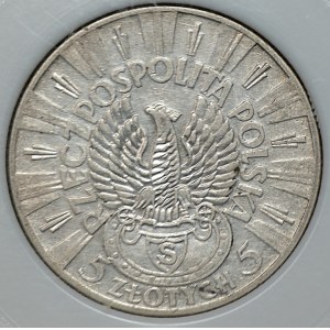5 Złoty 1934, Piłsudski Strzelecki, GCN MS 60