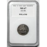 2 zlotys 1936, Voilier, PCG MS 67