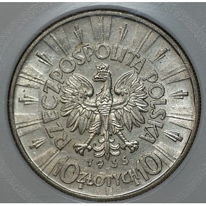 10 zlotys 1935, Józef Piłsudski, GCN MS 68