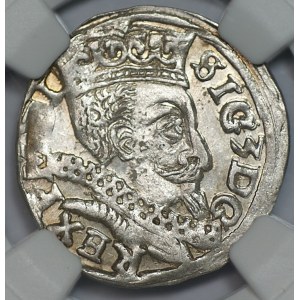Zygmunt III Waza, Trojak 1597, Lublin - NGC MS 63