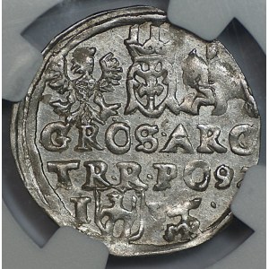 Zygmunt III Waza, Trojak 1597, Lublin - NGC MS 63