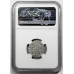 Sigismund III Vasa, 1594 Trojak, Malbork, NGC AU 58