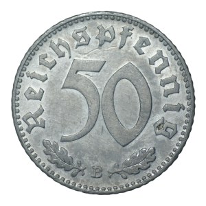 Germany, Third Reich, 50 pfennigs, 1942 B