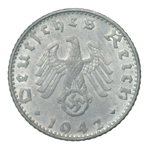Germany, Third Reich, 50 pfennigs, 1942 B