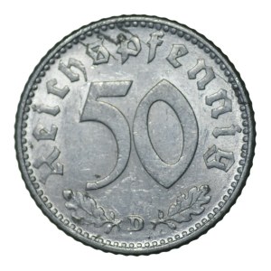 Niemcy, III Rzesza, 50 fenigów 1944 D