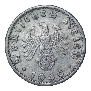 Germany, Third Reich, 50 pfennigs, 1940 E