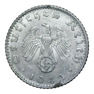 Germany, Third Reich, 50 pfennigs, 1943 G