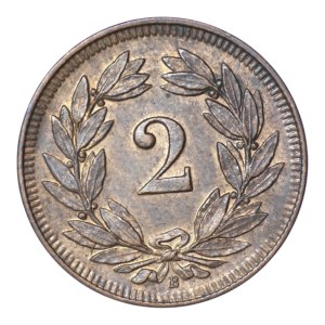 Suisse, 2 rappen, 1913