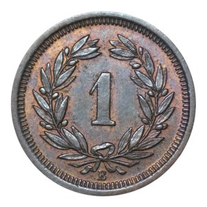 Suisse, 1 rappen, 1913