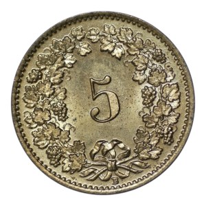 Schweiz, 5 Rappen 1918