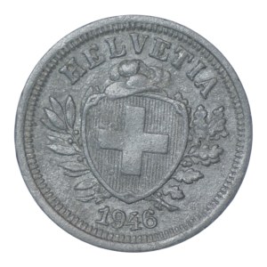 Switzerland, 1 rappen, 1946