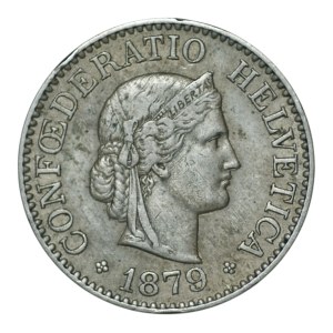 Szwajcaria, 10 rappen 1879