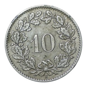 Szwajcaria, 10 rappen 1879