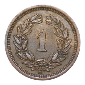Švýcarsko, 1 rappen, 1919