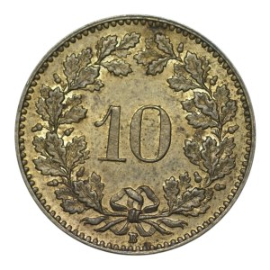 Schweiz, 10 Rappen 1918