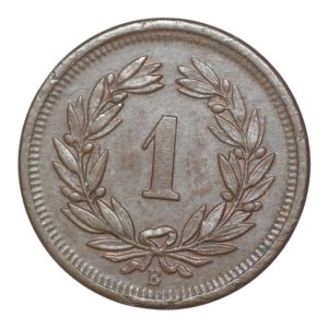 Switzerland, 1 rappen, 1895