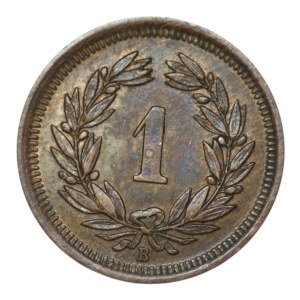 Switzerland, 1 rappen, 1911