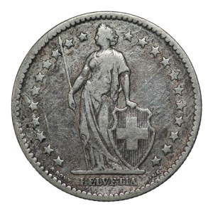 Switzerland, 2 francs, 1874