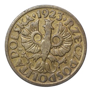 Deuxième République polonaise, 5 groszy, 1923