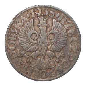 Second Polish Republic, 5 groszy, 1935