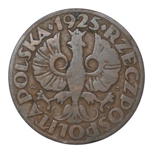 Second Polish Republic, 5 groszy, 1925