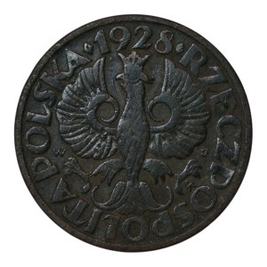 Second Polish Republic, 5 groszy, 1928