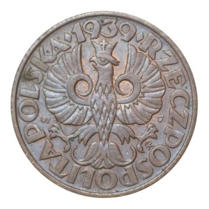 Zweite Polnische Republik, 5 Groschen, 1939